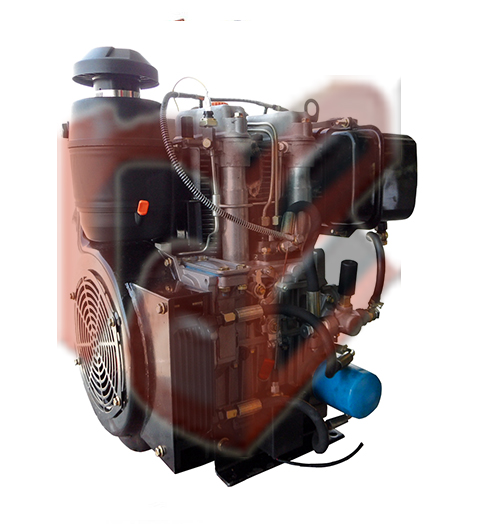 16KW 2-Cylinders Diesel Engine (R292)