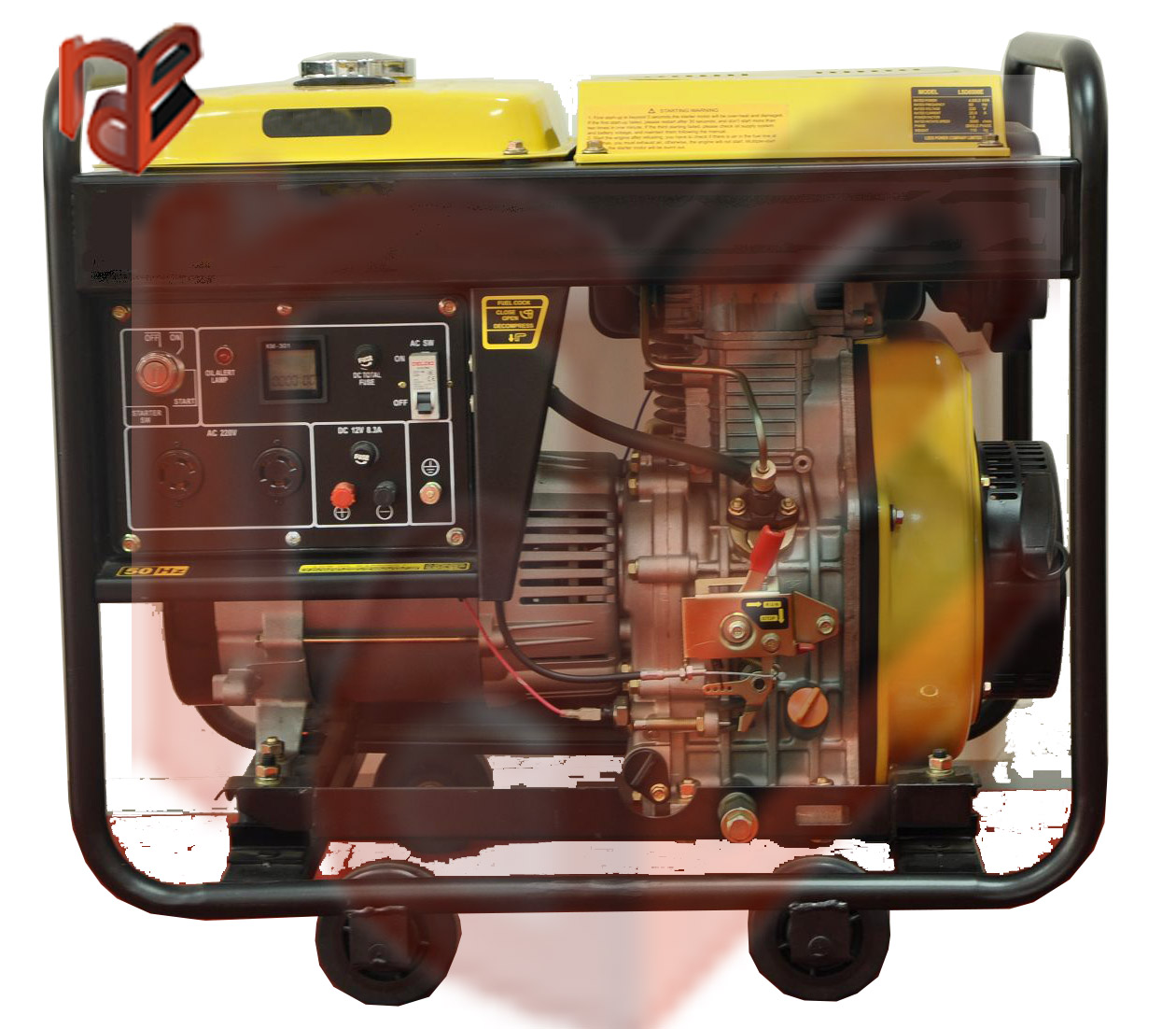 6.9KVA Diesel Generator (open type)
